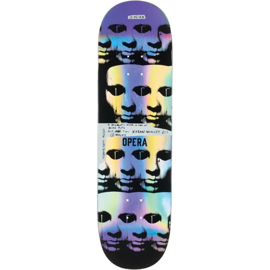 Opera Woolley Repeater Holographic 9" Skateboard Deck