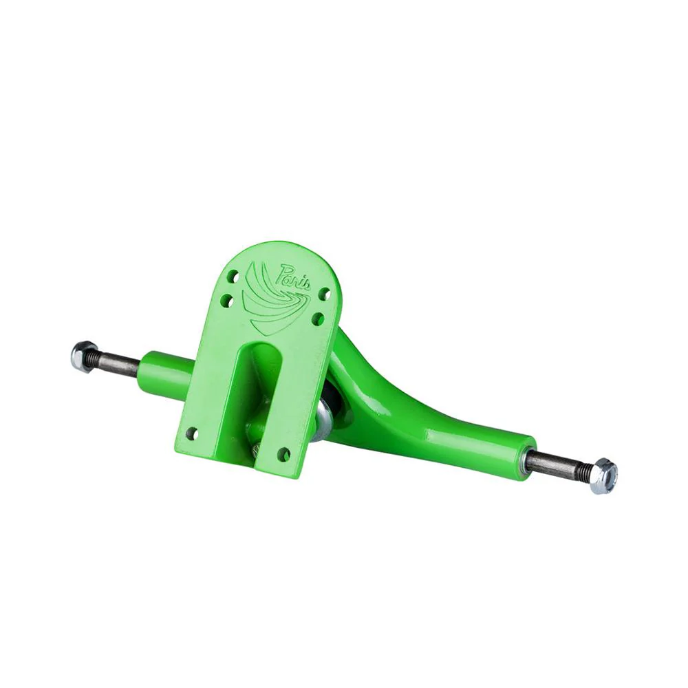 Paris V2 180mm 50º Green/Green Longboard Trucks | set of 2 - Image 3