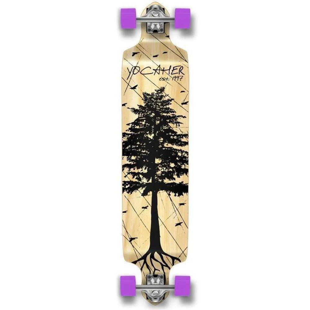 Pines Natural Drop Down Longboard 41 inches Complete