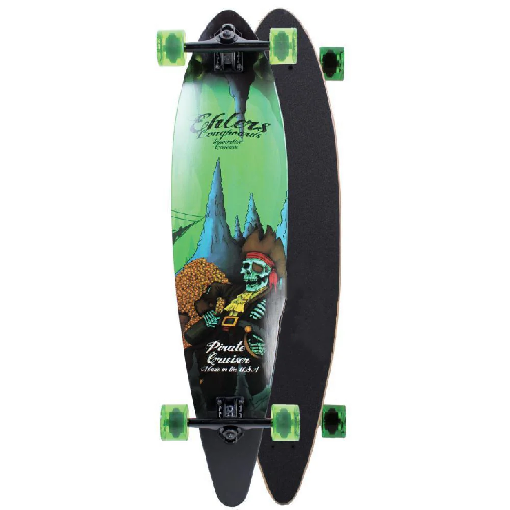 Pirate 40" Cruiser Pintail Longboard - Image 2