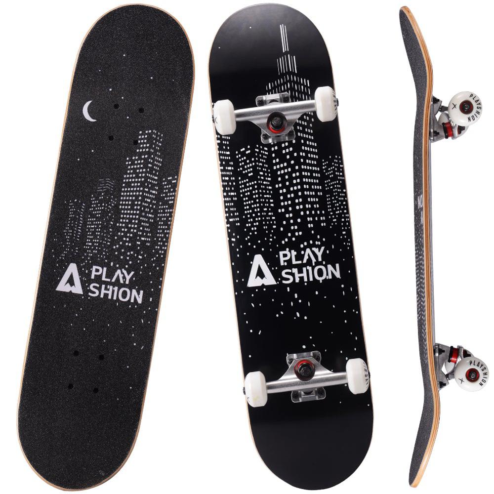 Playshion City Lights 31 Inch Trick Skateboard for Kids