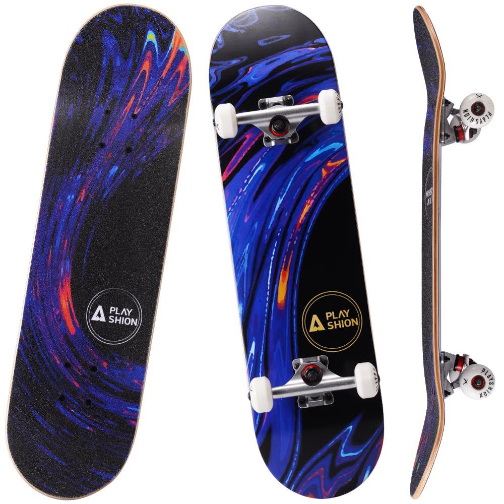 Playshion River  31 Inch Trick Skateboard for Kids