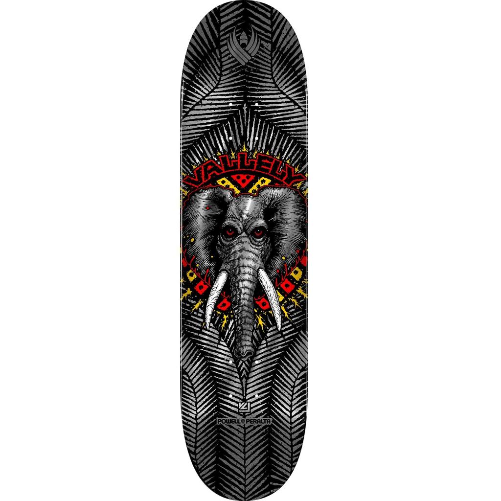 Powell Peralta Mike Vallely Elephant Flight 8.38″ Skateboard Deck - Silver Foil