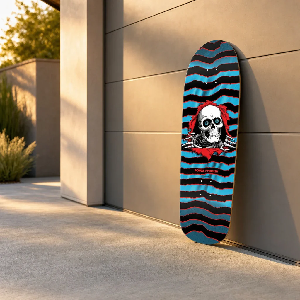 Powell Peralta Old School Ripper Red/Blue Foil 9.8" Skateboard Deck