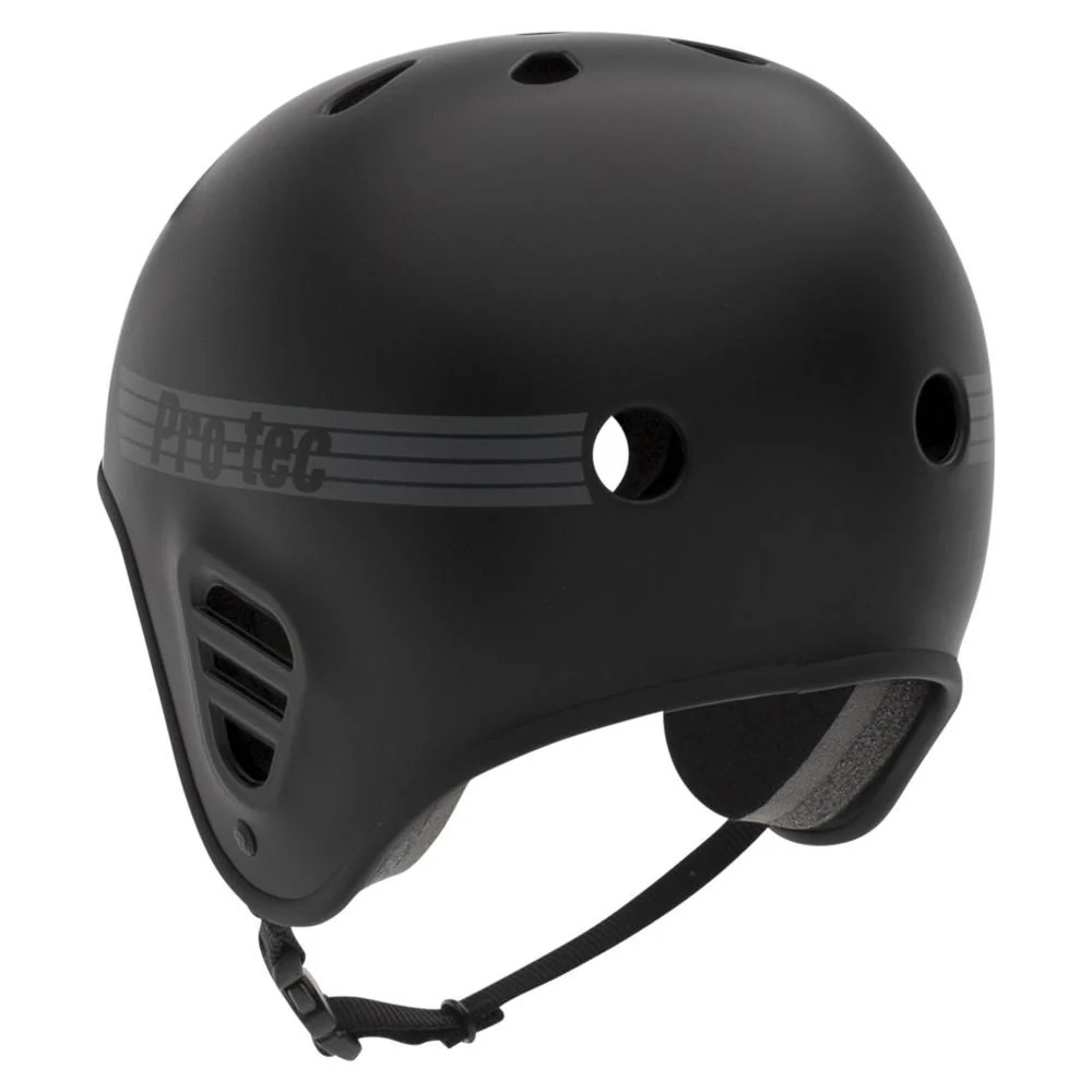 Pro-Tec Fullcut Matte Black Longboard Skateboard Helmet - Image 2