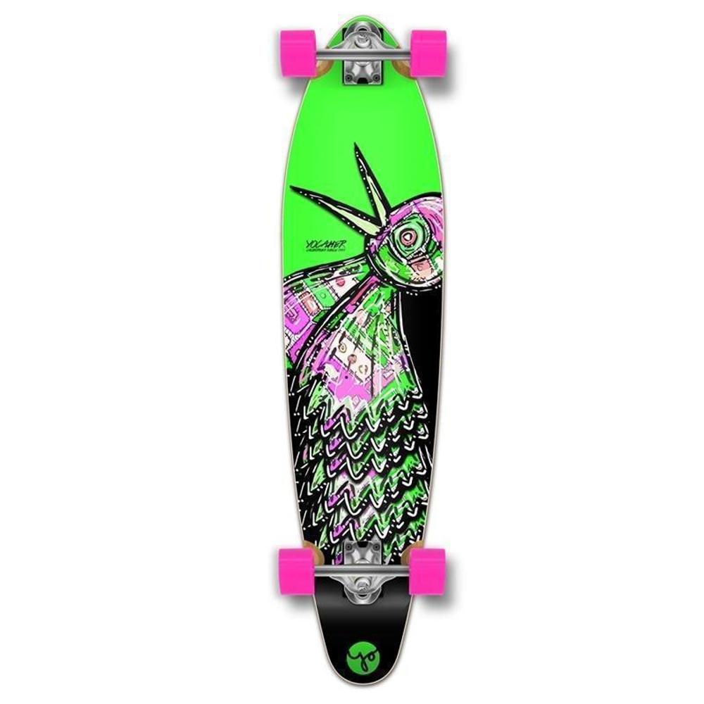 Punked Bird 40 inches Green Kicktail Longboard - Image 2