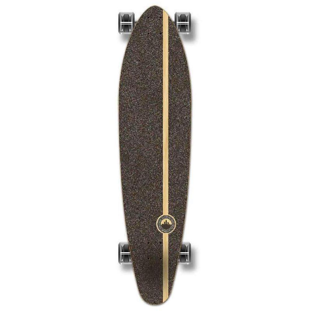 Punked Checkered Pink Kicktail Longboard - Image 2