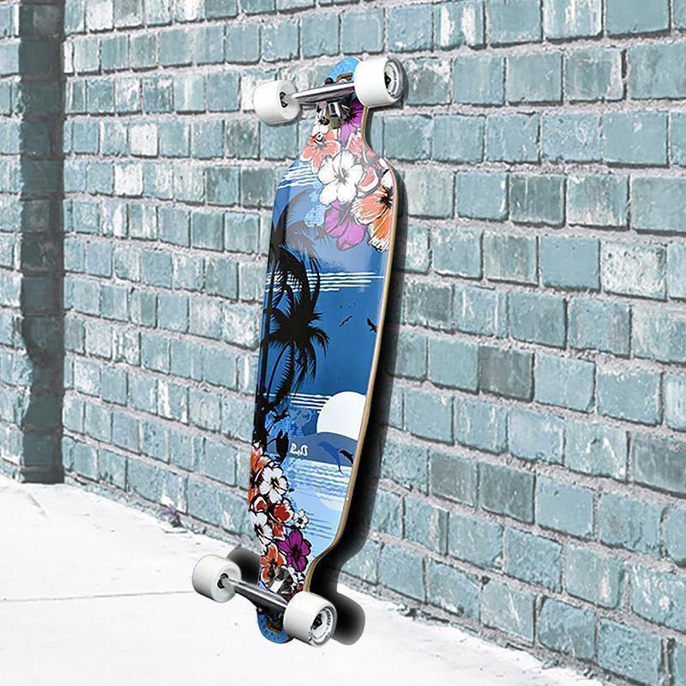 Punked Tropical Night Drop Through 40" Longboard - Image 2