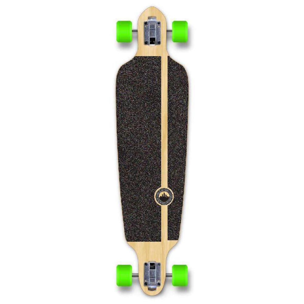 Punked Stained Black 41" Drop Through Blank Longboard - Image 2