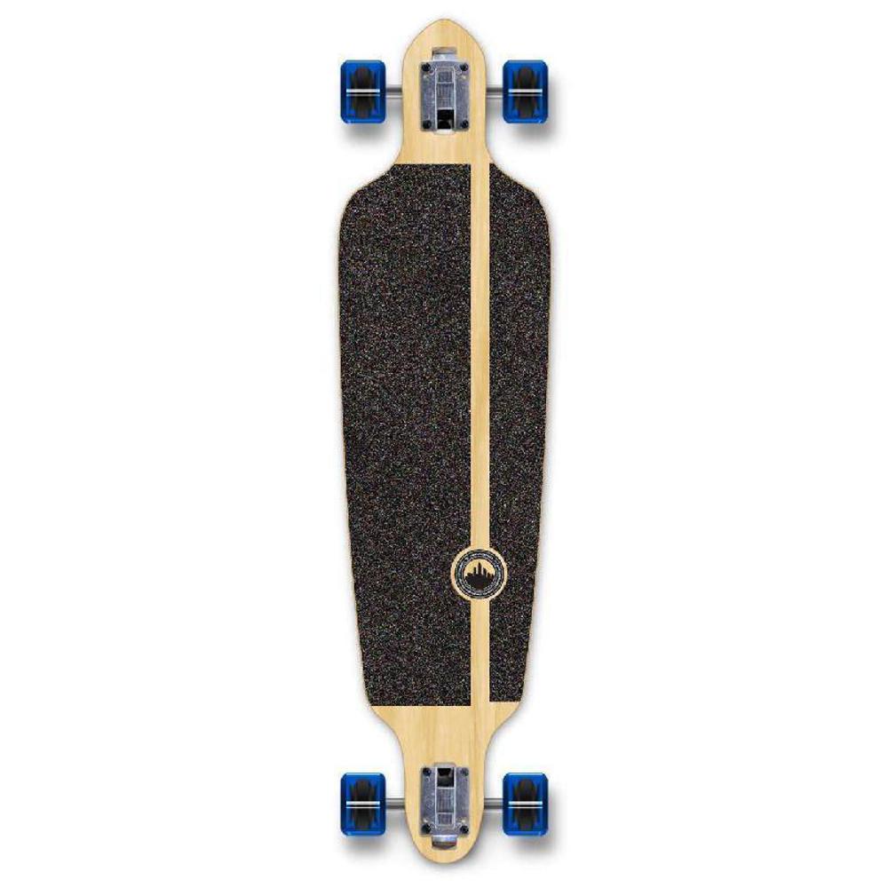 Punked Stained Blue Drop Through Blank 41" Longboard - Image 2