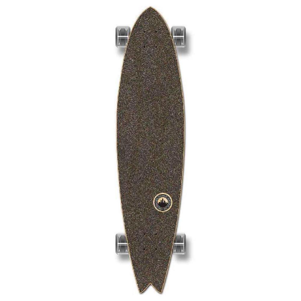 Punked Stained Green Fishtail Blank Longboard - Image 2