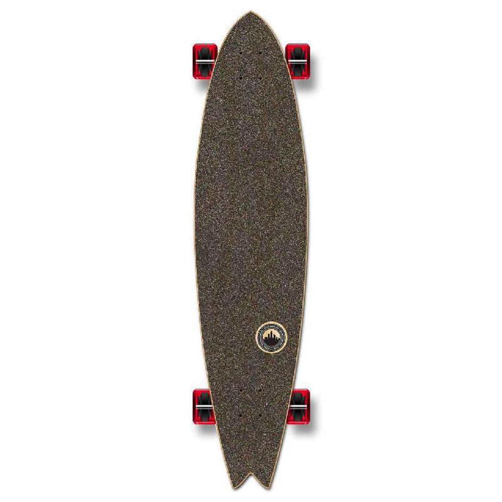 Punked Stained Natural Fishtail Blank Longboard - Image 2