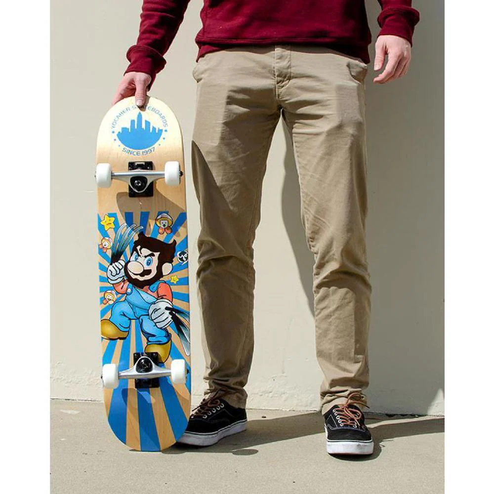 Punked Graphic Complete Skateboard - Retro Series - Snikt - Image 7