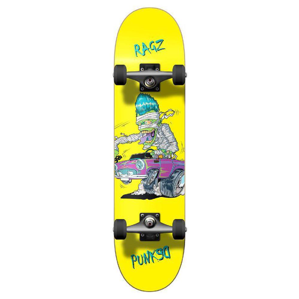 Punked Graphic Hot Rod Ragz Complete Skateboard