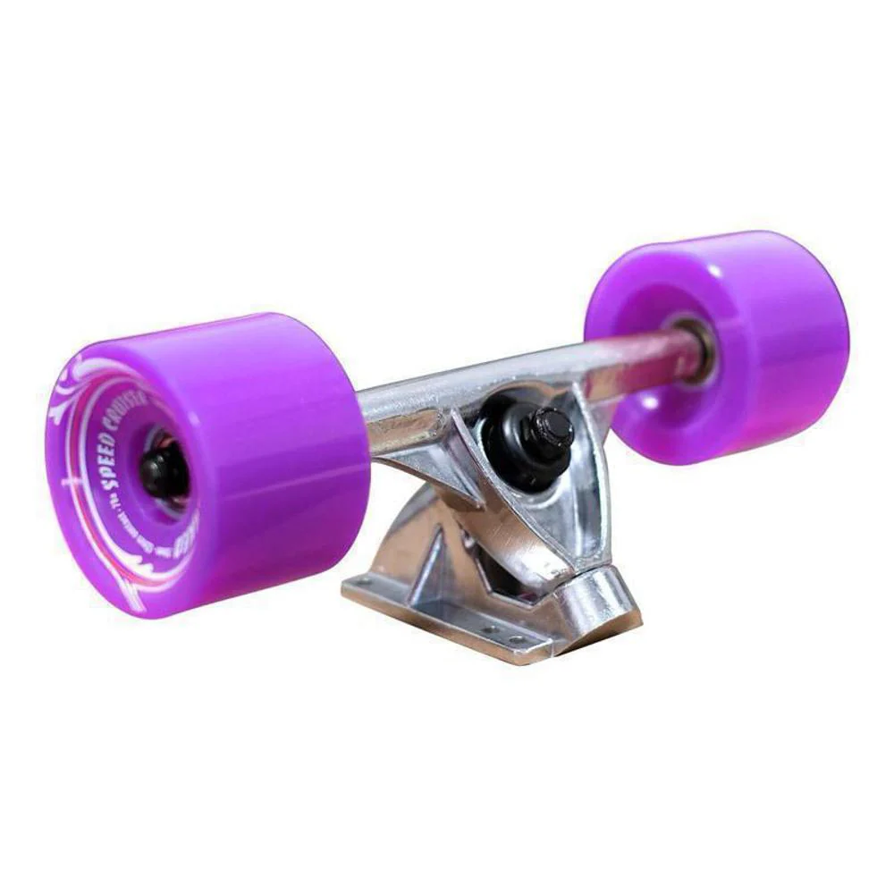 Punked Lowrider Double Drop Geometric Purple 40" Longboard - Image 2