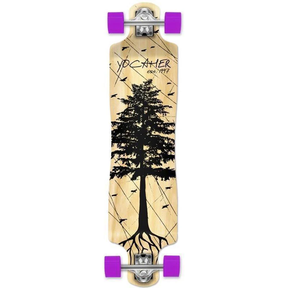 Punked Lowrider Double Drop Pines Natural 40" Longboard
