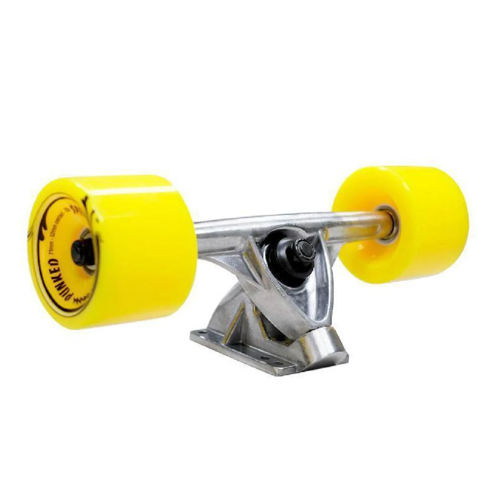 Punked Lowrider Longboard Complete - Checker Green - Image 4
