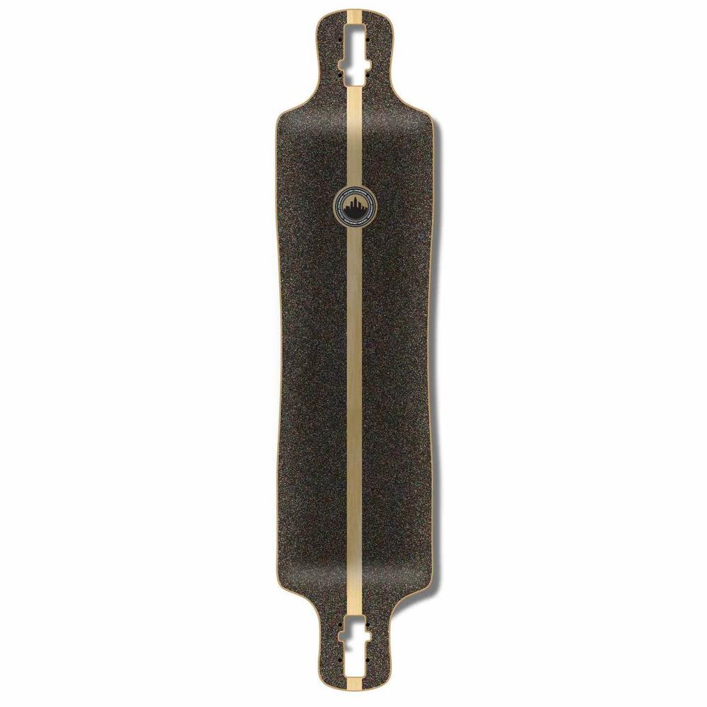 Punked Lowrider Longboard Deck - Palm City Rasta - Image 2