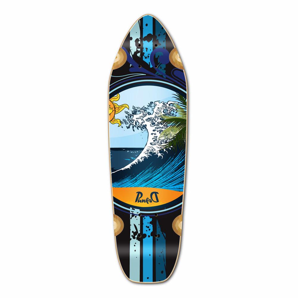 Punked Mini Cruiser Wave Deck