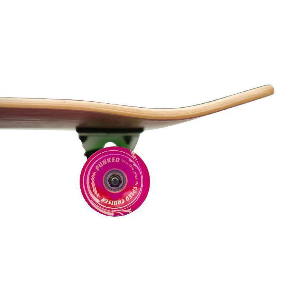 Punked Old School Longboard Complete - In the Pines Blue - Image 3