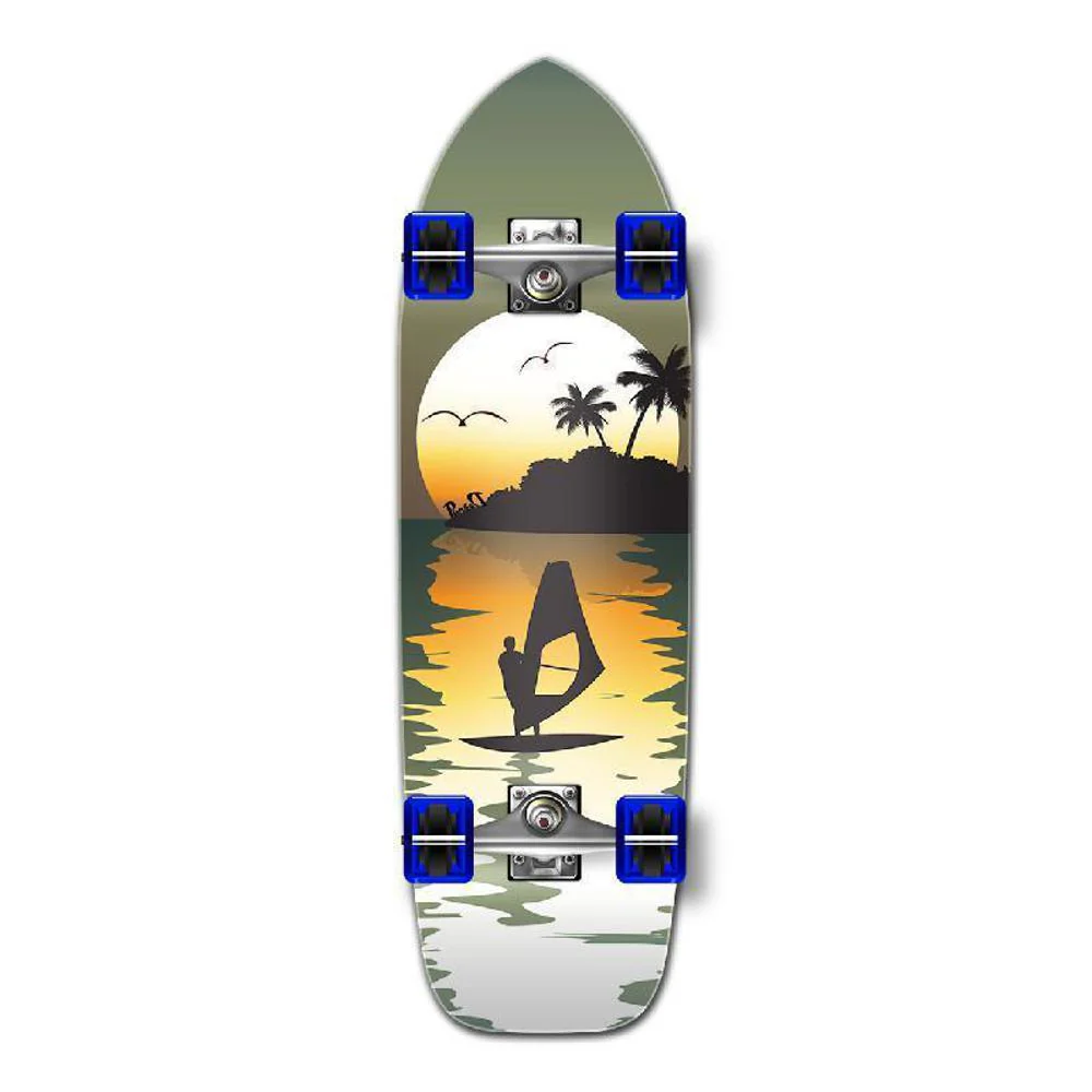 Punked Old School Longboard Complete - Surfer