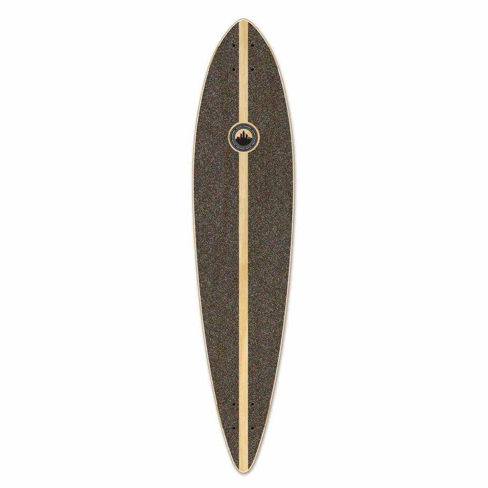 Punked Pintail Longboard Deck - Spirit Animal WOLF - Image 2