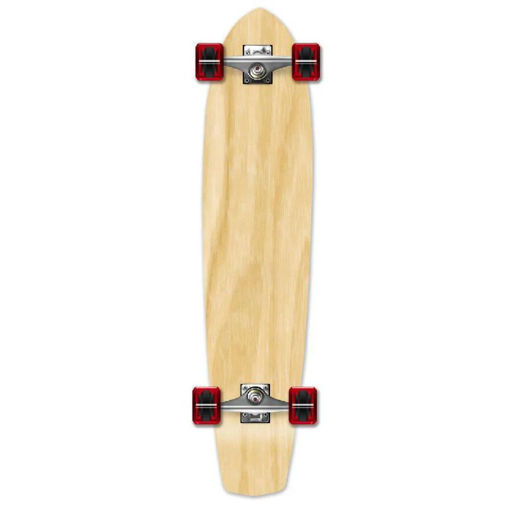 Punked Slimkick Blank Longboard Complete - Natural
