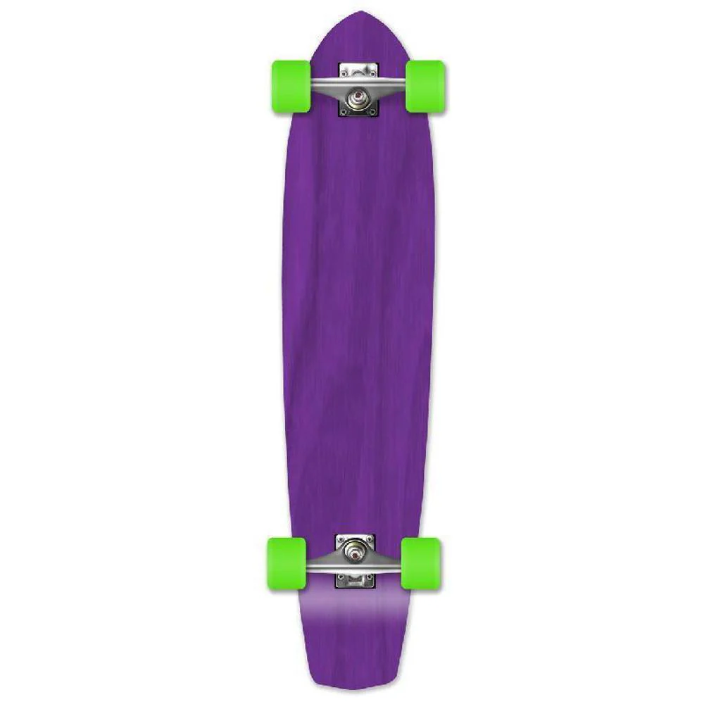 Punked Slimkick Stained Purple 36" Longboard