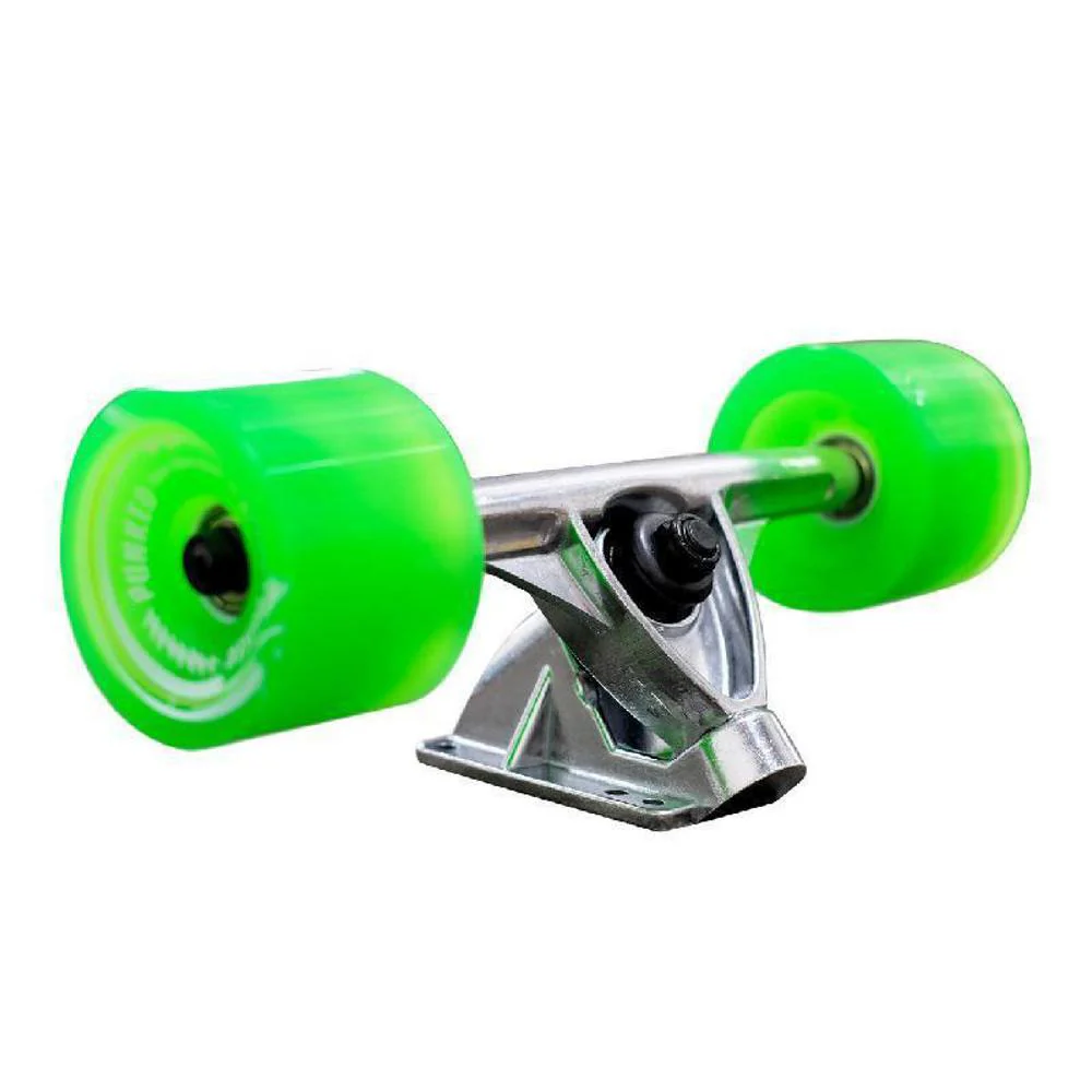 Punked Slimkick Stained Purple 36" Longboard - Image 3