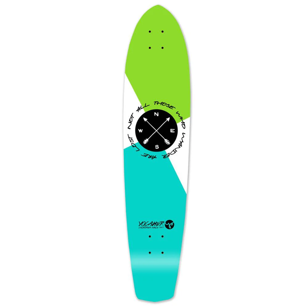 Punked Slimkick Longboard Deck - Wander Golem
