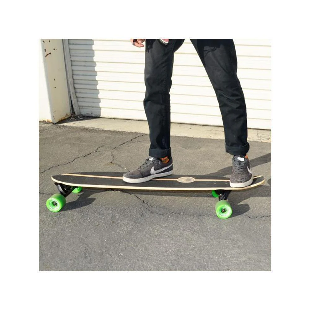 Punked Surfer Sunset Beach Natural Kicktail 40 inches Longboard - Image 2