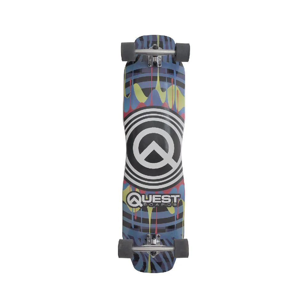 Quest Q Drips 39" Kicktail Longboard