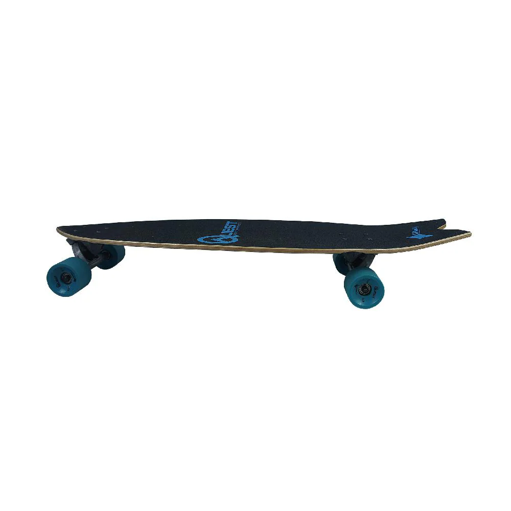 Quest Sting Ray Blue 35" Cruiser Kicktail Board - Image 3
