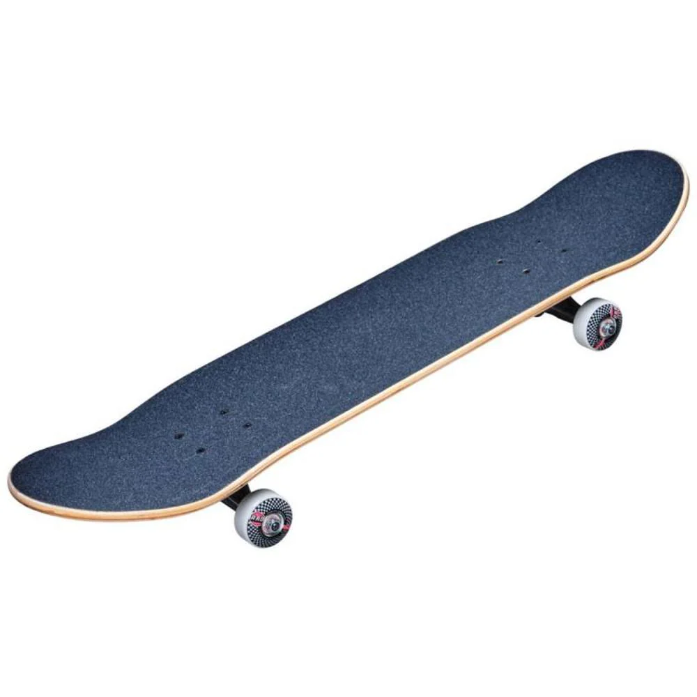 RAD Checker Stripe Black/White 8.0" Complete Skateboard - Image 4
