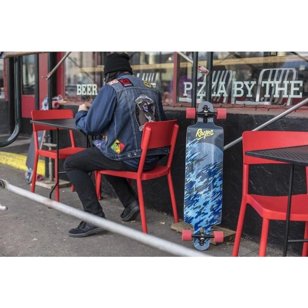 Rayne Demonseed Wave Camo 39" Double Drop Longboard - Image 4