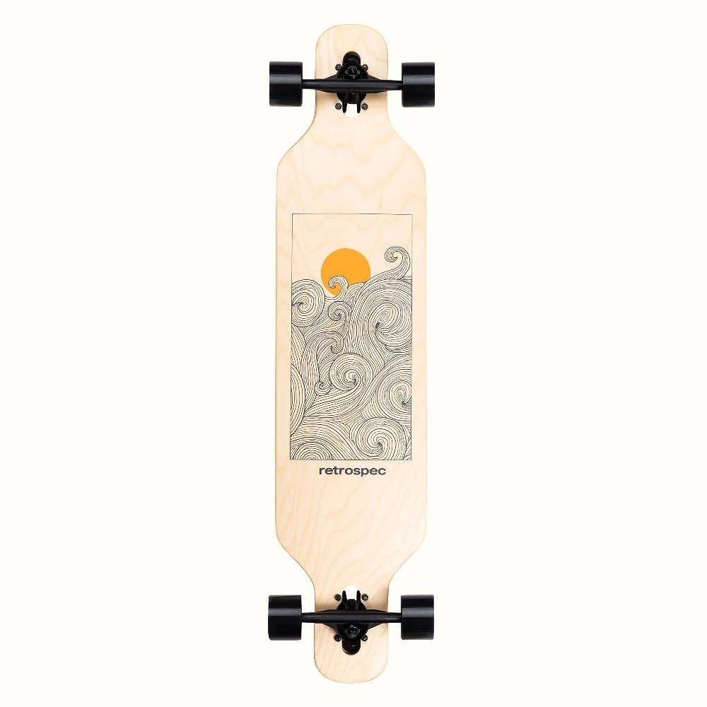 Retrospec Rift Tangerine Wave 41" Drop Through Longboard
