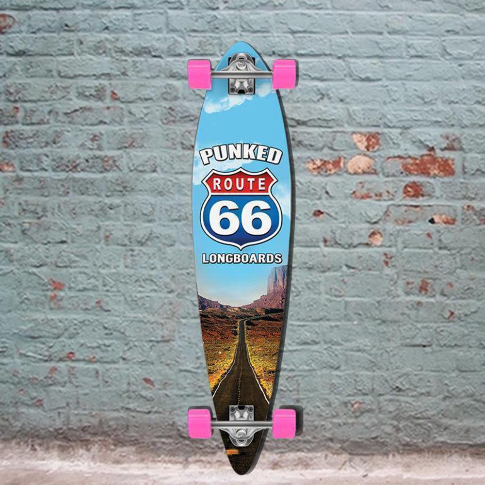 Route 66 The Run Pintail Longboard 40" from Punked - Image 2