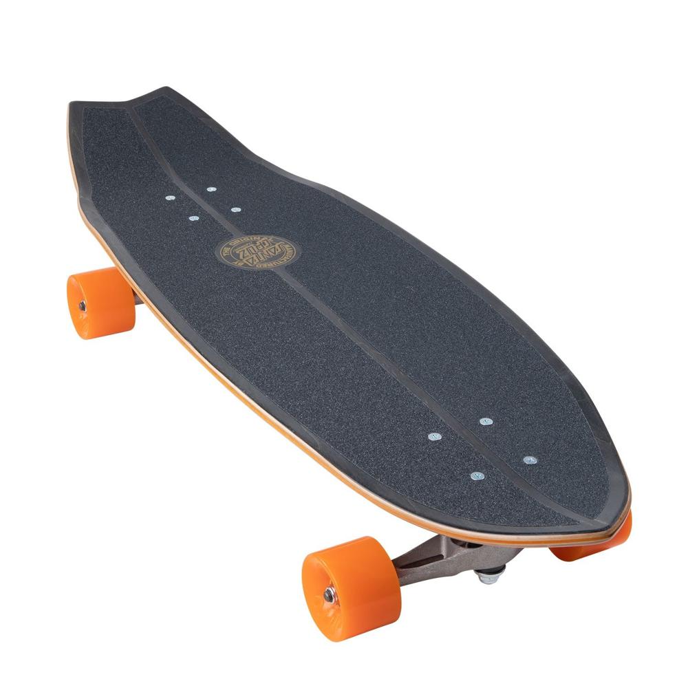 Santa Cruz Flame Dot Shark Surfskate 32" Cruiser Longboard - Image 6