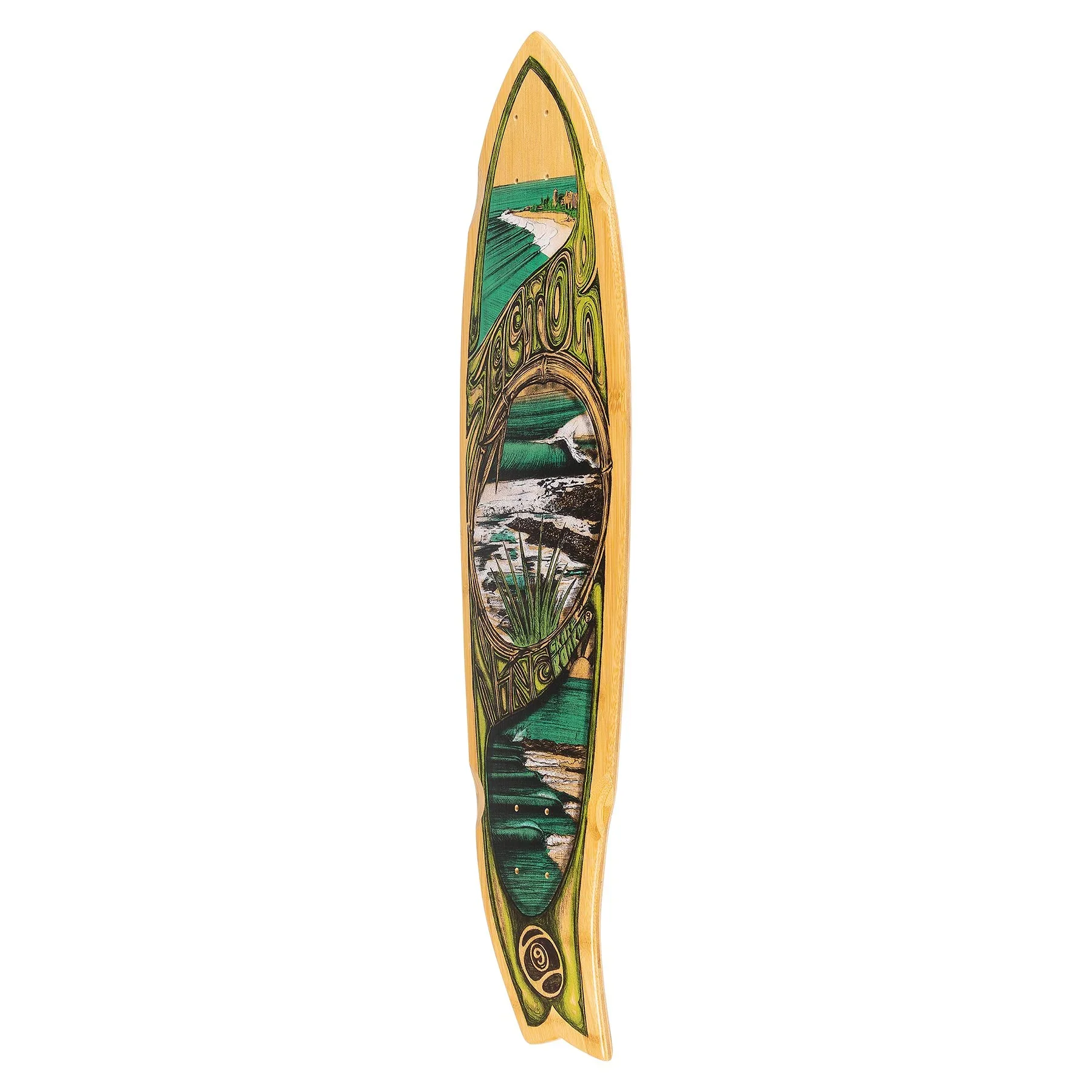 Sector 9 Bamboo Snapper 34" Skateboard Cruiser Deck - Image 2