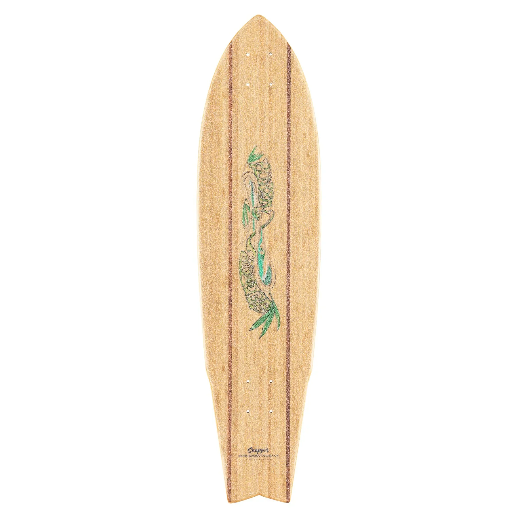 Sector 9 Bamboo Snapper 34" Skateboard Cruiser Deck - Image 3