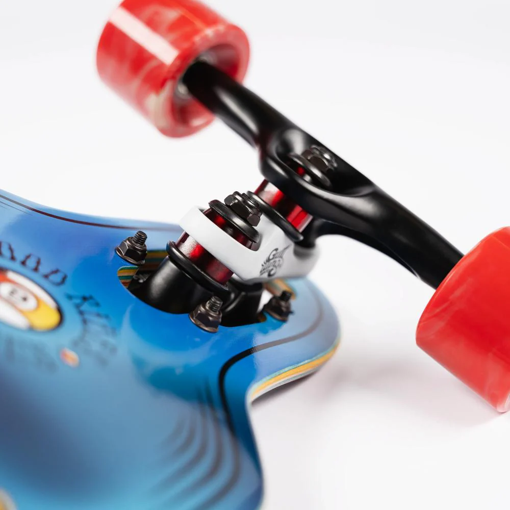 Sector 9 Mini Fractal Blue 34" Sidewinder Surfskate Longboard - Image 5