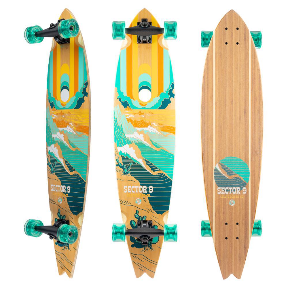 Sector 9 Offshore Baja 39" Pintail Fishtail Longboard - Image 2