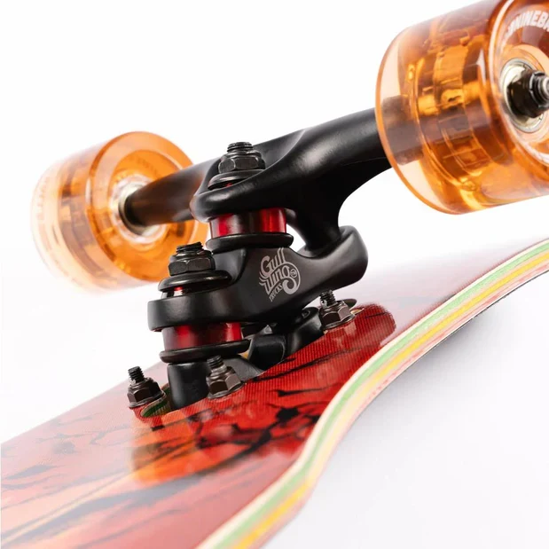 Sector 9 Rasta Mini Striker 33" Drop Through Longboard with Sidewinder Trucks - Image 3