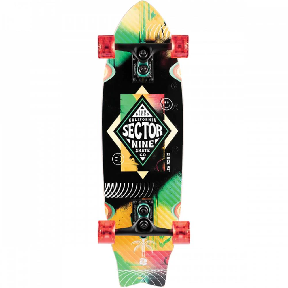 Sector 9" Wavepark Party 8.75" Sidewindr Skateboard
