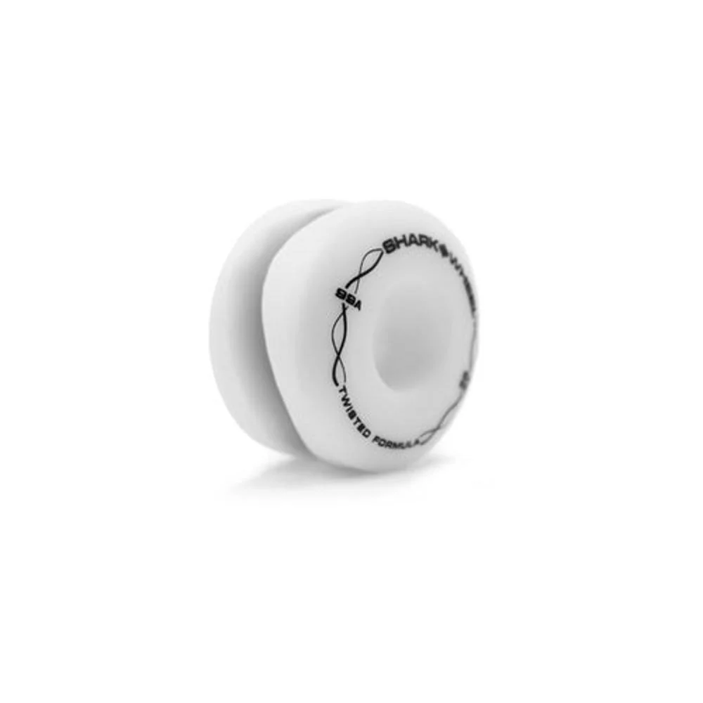 Shark Wheel Twisted White 54mm Longboard Wheels - Image 2