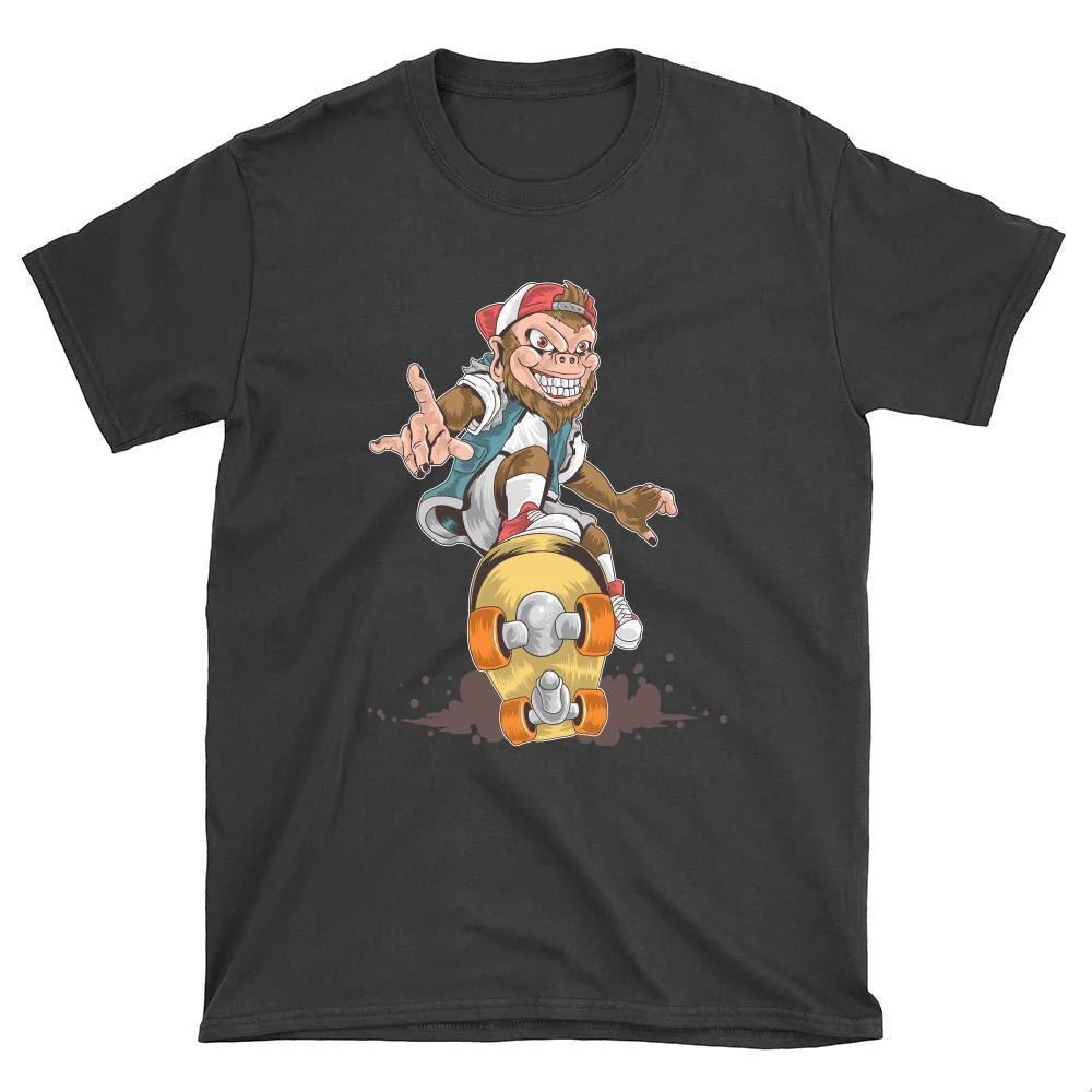 Skate Monkey Skateboard T-Shirt - Image 2