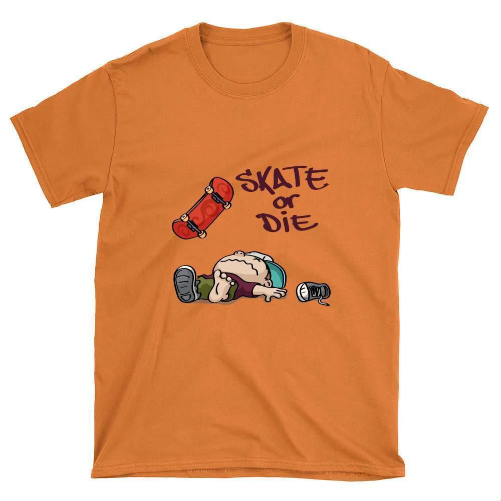 Skate or Die Skateboard T-Shirt - Image 3