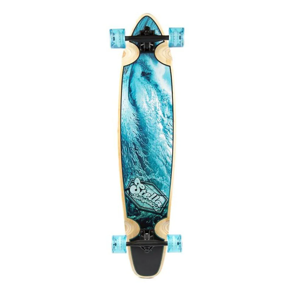Stella Flotsam Bamboo Kicktail 42 inch longboard - Complete - Image 3