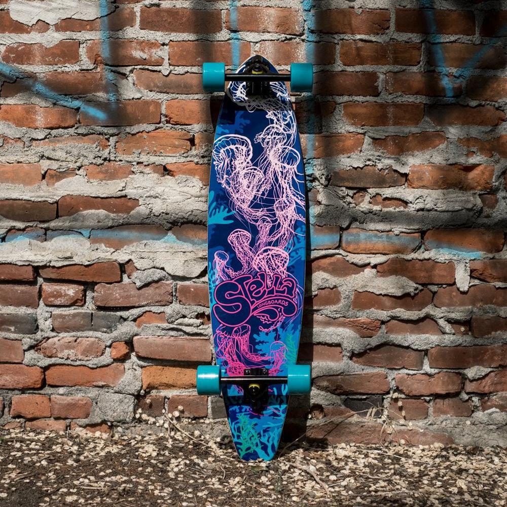 Stella Jellyfish 42” Kicktail Longboard - Image 2