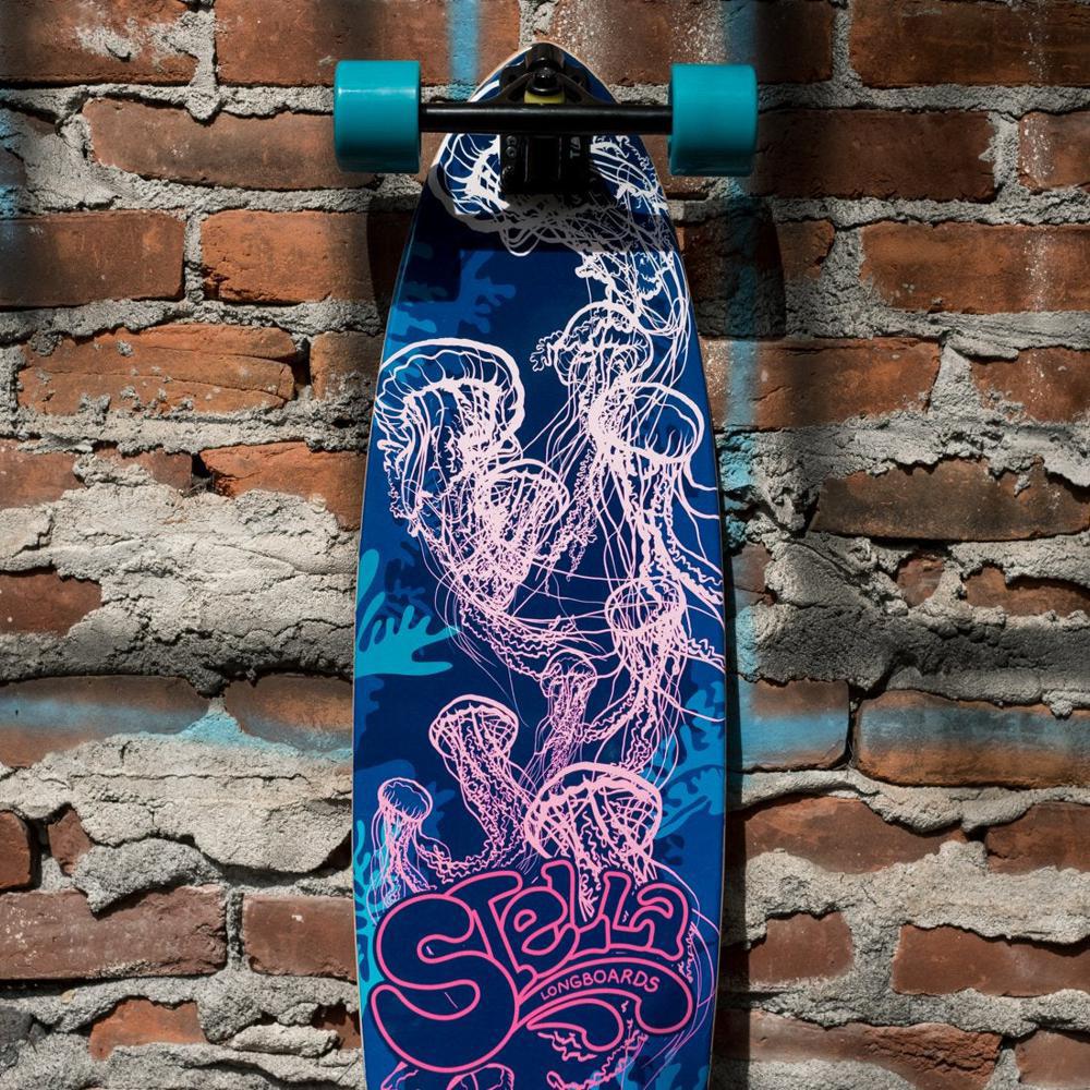 Stella Jellyfish 42” Kicktail Longboard - Image 4